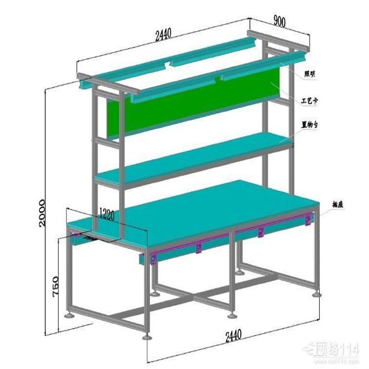 【廠傢供應】防靜電工作臺、 線棒工作臺、U型來電定製免費設計工廠,批發,進口,代購