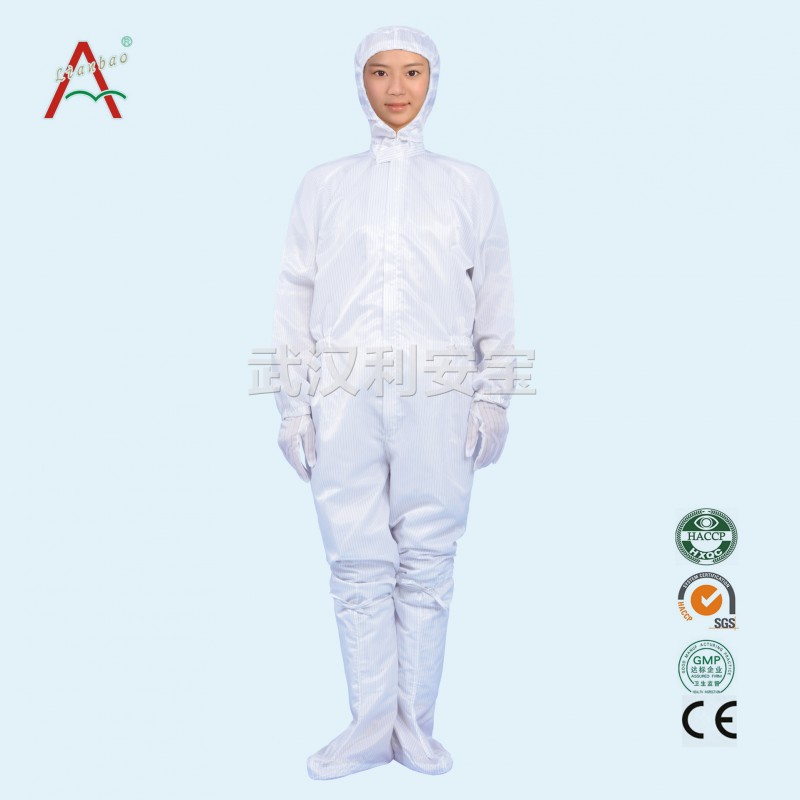 專業生產白色防靜電潔凈工作服 帽連衣連身工作服 食品廠工作服工廠,批發,進口,代購