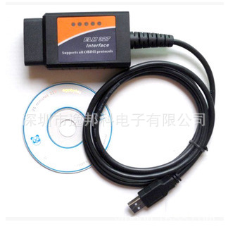 塑料版 USB線 ELM327 OBD2 汽車診斷檢測義最新汽車檢測義批發・進口・工廠・代買・代購