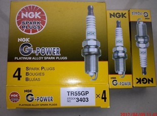 NGK鉑金火花塞TR55GP 3403福克斯、老馬6、蒙迪歐工廠,批發,進口,代購