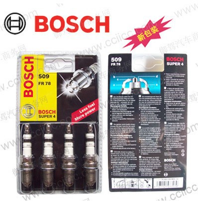 博世正品BOSCH 德國進口博世精裝四極火花塞 FR 78 509(四支裝)工廠,批發,進口,代購