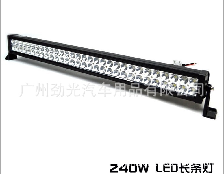 LED越野車頂燈 工程車射燈 led長條工作燈 越野車前杠改裝燈240W工廠,批發,進口,代購