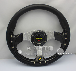 改裝MOMO仿賽車方向盤 PU方向盤 方向盤13寸 CL-315 黑色工廠,批發,進口,代購