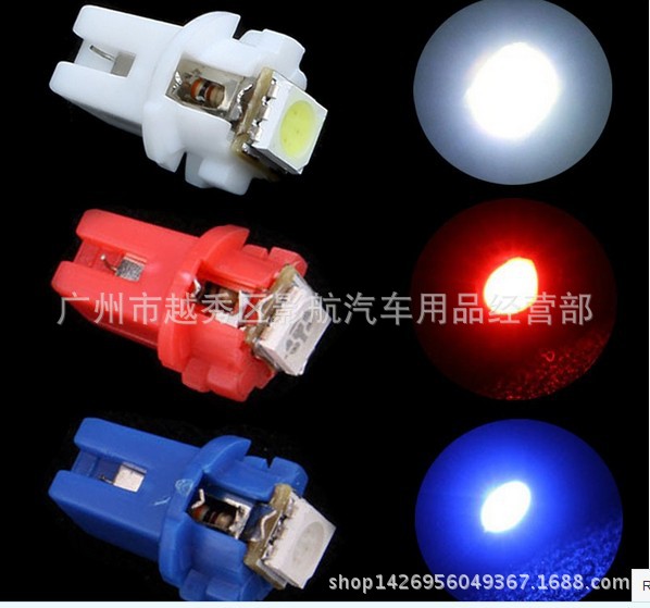 廠傢直銷T5-B8.3D-5050smd LED機表燈 示寬燈 中控臺燈 機表盤燈工廠,批發,進口,代購