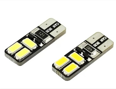 汽車led示寬燈W5W T10解碼 6SMD-5630CANBUS牌照燈雙小燈機表燈工廠,批發,進口,代購