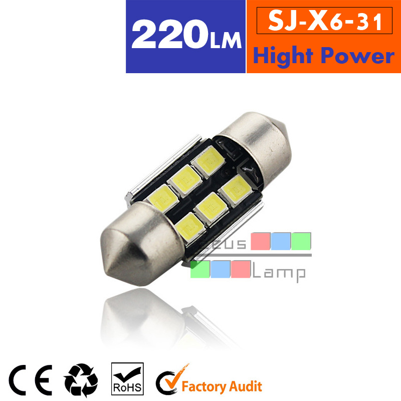 ZEUSLAMP 解碼閱讀燈 3535 smd 雙尖31mm 牌照燈【廠傢直銷】工廠,批發,進口,代購