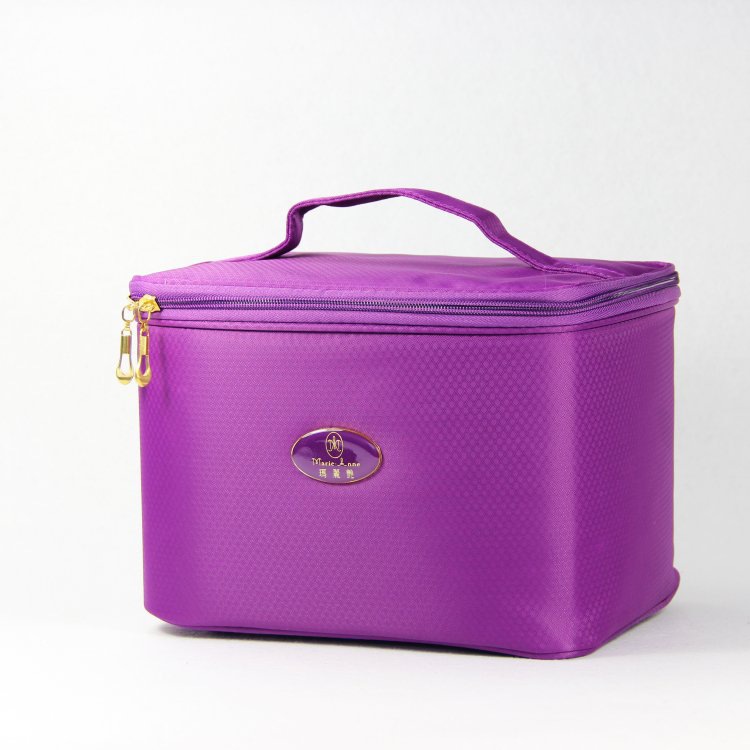 新款紫色完美瑪麗艷化妝包 美容包 硬款 加復合麵料 有型批發・進口・工廠・代買・代購