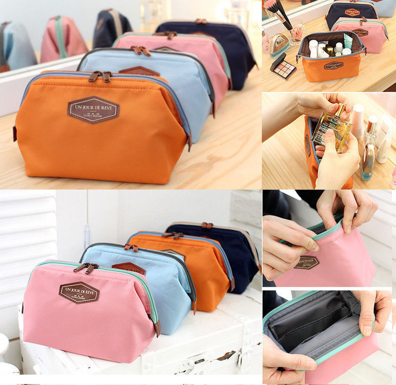 Make Up Cosmetic Pouch Bag Clutch Handbag Casual Purse Case工廠,批發,進口,代購