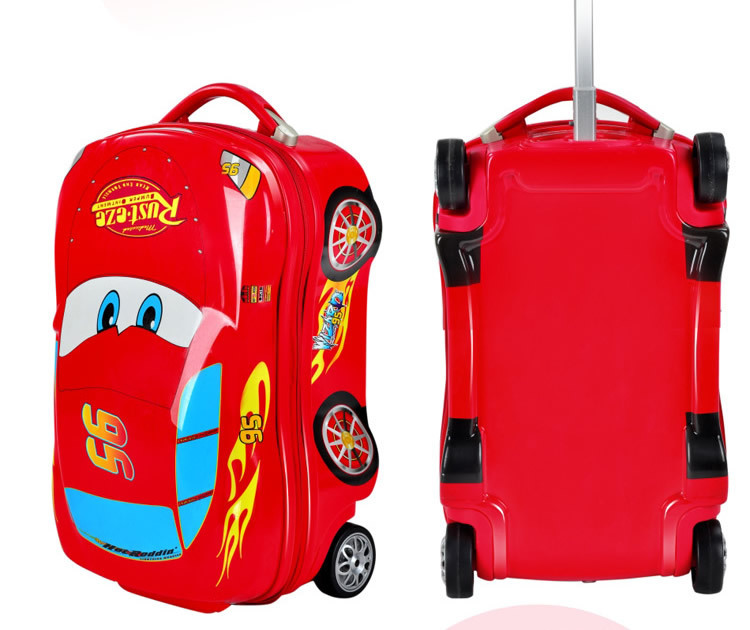 迪士尼18寸兒童旅行箱 汽車總動員拉桿箱四輪兒童拉桿箱行李箱工廠,批發,進口,代購