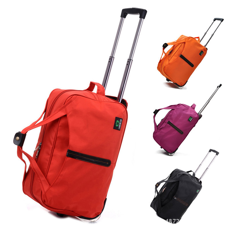 新款淘寶拉桿旅行包旅行袋旅行包 手提大容量行李包牛津佈拉桿包工廠,批發,進口,代購