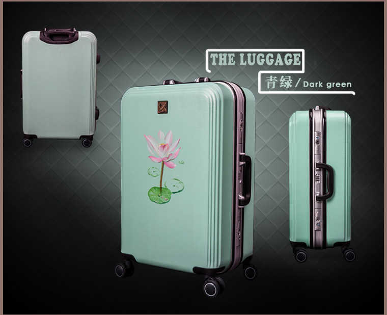 鋁框行李箱品牌拉桿箱萬向輪旅行箱20寸商務托運箱一件代發工廠,批發,進口,代購