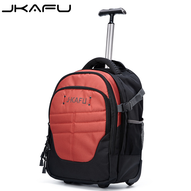 傑卡夫JKAFU雙肩包男女旅行包 時尚多功能電腦包登機拉桿箱包18寸工廠,批發,進口,代購