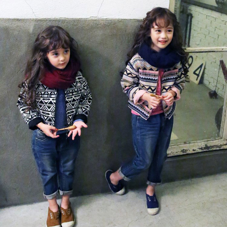 韓國冬款童裝民族風加厚童棉衣  童裝可愛全棉童外套工廠,批發,進口,代購