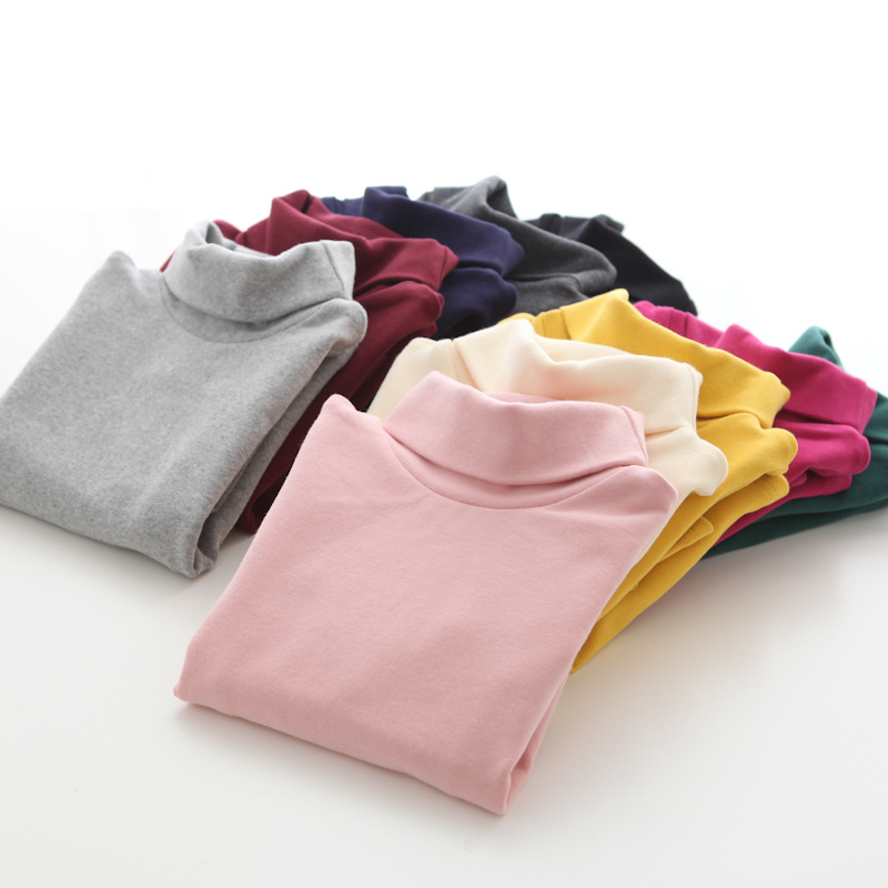 高品質純棉 童裝女童2015冬裝新品加厚棉打底衫 兒童寶寶韓版T恤工廠,批發,進口,代購