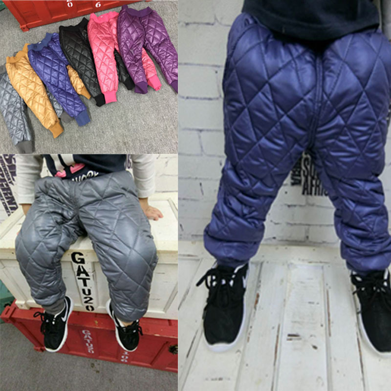 2015冬季新款童裝兒童中小男女童寶寶外穿羽絨棉內膽保暖棉褲工廠,批發,進口,代購