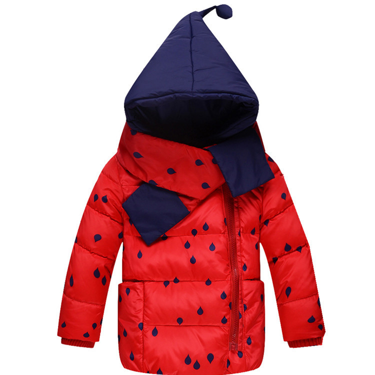 2015新款兒童羽絨衣外套可愛女童雨點男童女童裝寶寶羽絨衣外套工廠,批發,進口,代購