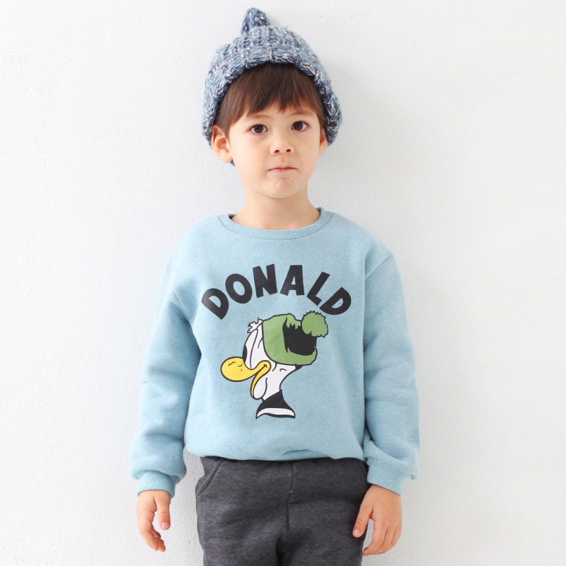 2015冬季新款韓國加厚衛衣卡通字母韓版保暖品質中小童裝童衛衣工廠,批發,進口,代購