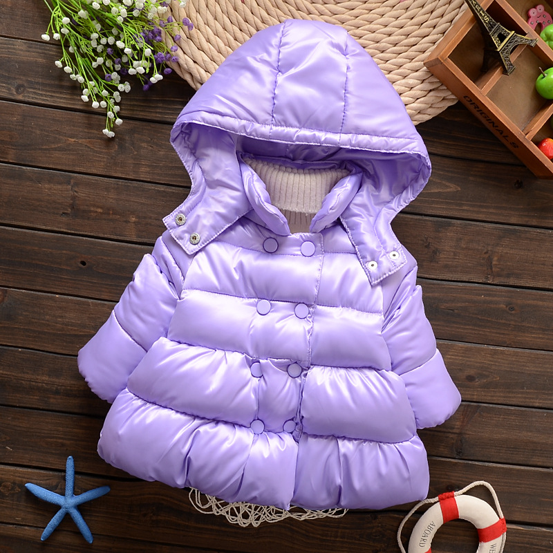 兒童冬季棉服2015冬季童裝女童寶寶糖果色 加厚手塞棉三色棉衣工廠,批發,進口,代購