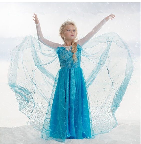 外貿童裝 P31167 frozen仙履奇緣童裙 兒童冰雪公主熱銷款禮服裙工廠,批發,進口,代購