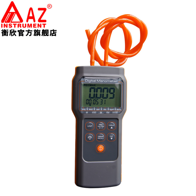 臺灣衡欣 AZ82152 電子壓力計 高精度電子微壓差計 數字壓差機工廠,批發,進口,代購