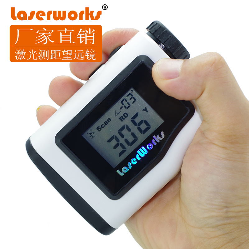 laserworks 6x21激光測距望遠鏡 外貿爆款 600米高爾夫激光測距機工廠,批發,進口,代購
