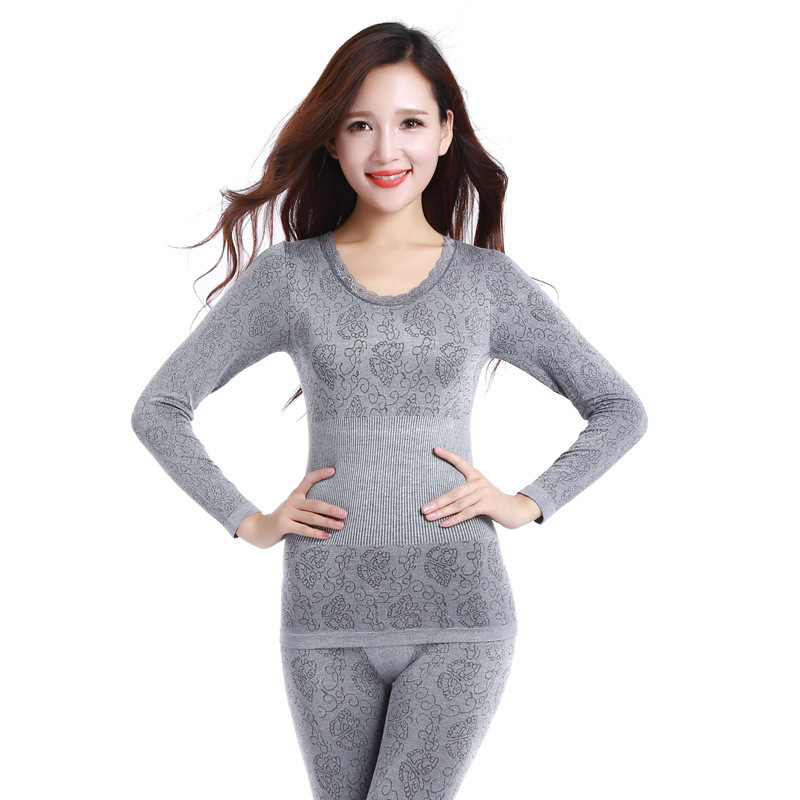 2015韓版新款女士保暖睡衣 純棉彈性修身長袖傢居服套裝工廠,批發,進口,代購
