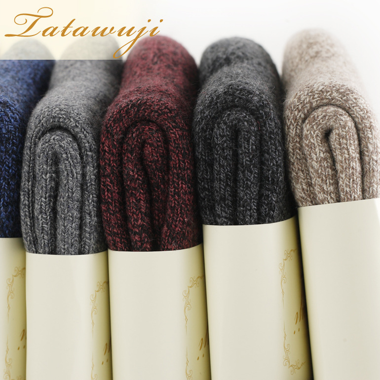 TaTawuji男女士秋冬羊毛保暖加厚毛圈襪子短襪加絨女襪外貿TT067工廠,批發,進口,代購