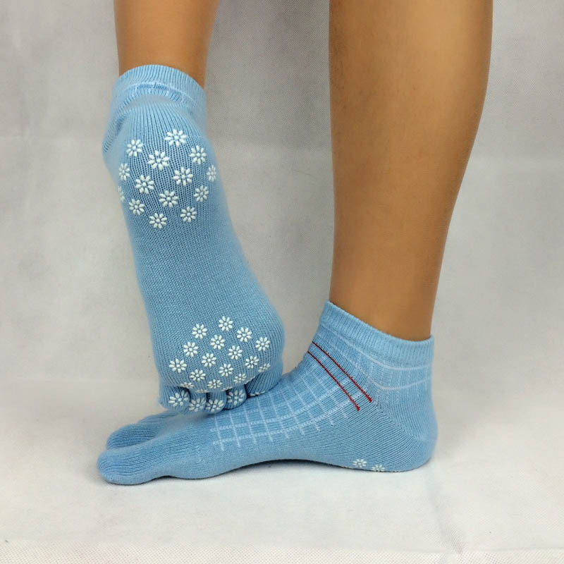 五指瑜伽襪 地板襪 五趾襪 純棉防臭襪子點膠襪 設計加工生產定做批發・進口・工廠・代買・代購