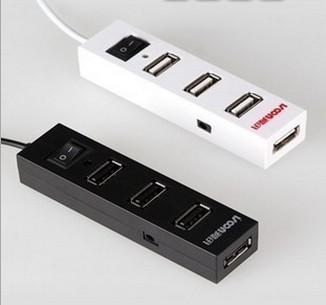 批發愛訊1001 高速4口 USB 2.0 HUB 可外接500G移動硬盤 帶開關工廠,批發,進口,代購