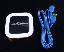 廠傢供應新款發光3.0HUB COMBO 優質3口3.0USB HUB+4卡槽讀卡器批發・進口・工廠・代買・代購