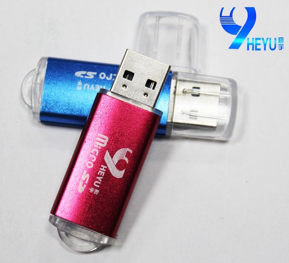 實力廠傢品牌供應 新款 鋼殼（帶燈）高速USB2.0  亮彩 讀卡器批發・進口・工廠・代買・代購