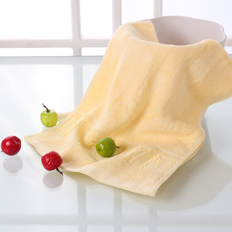 2015新款加厚木纖維毛巾 柔軟抗菌120克 素色洗臉麵巾商場超市工廠,批發,進口,代購