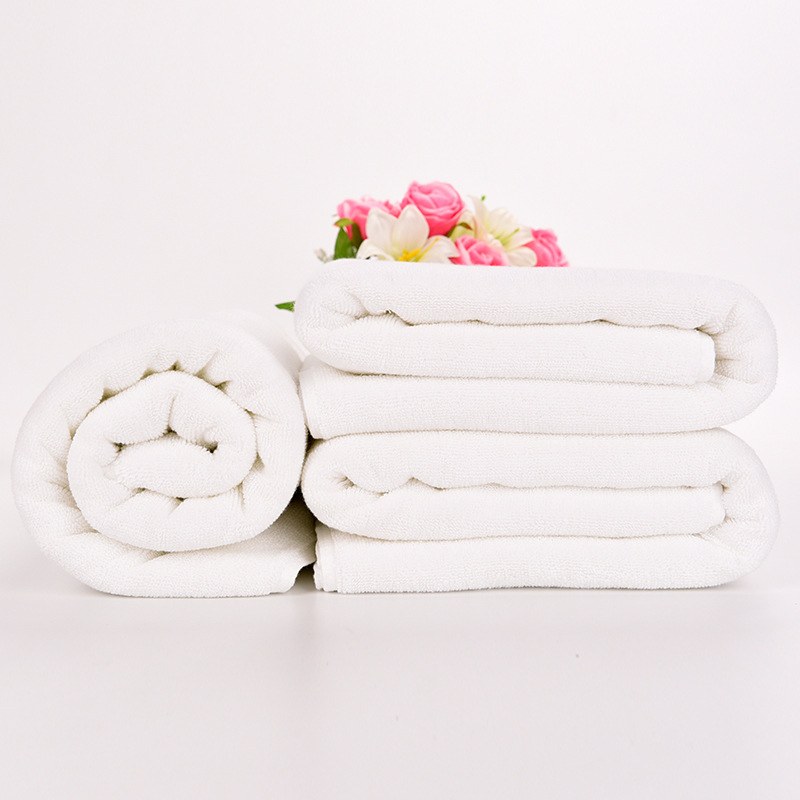 賓館洗浴正品浴巾 500克21股柔軟舒適白色浴巾 廠傢直銷批發・進口・工廠・代買・代購