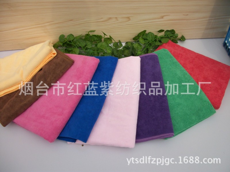 毛巾生產廠傢供應超細纖維毛巾麵巾規格27*55重38克（暢銷產品）工廠,批發,進口,代購