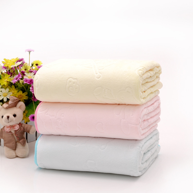高陽毛巾廠傢清新壓花純棉加厚加大童巾可定製加印LOGO工廠,批發,進口,代購