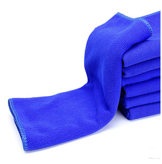 30*30汽車毛巾超細纖維擦車毛巾擦車小方巾吸水洗車清潔毛巾藍色工廠,批發,進口,代購