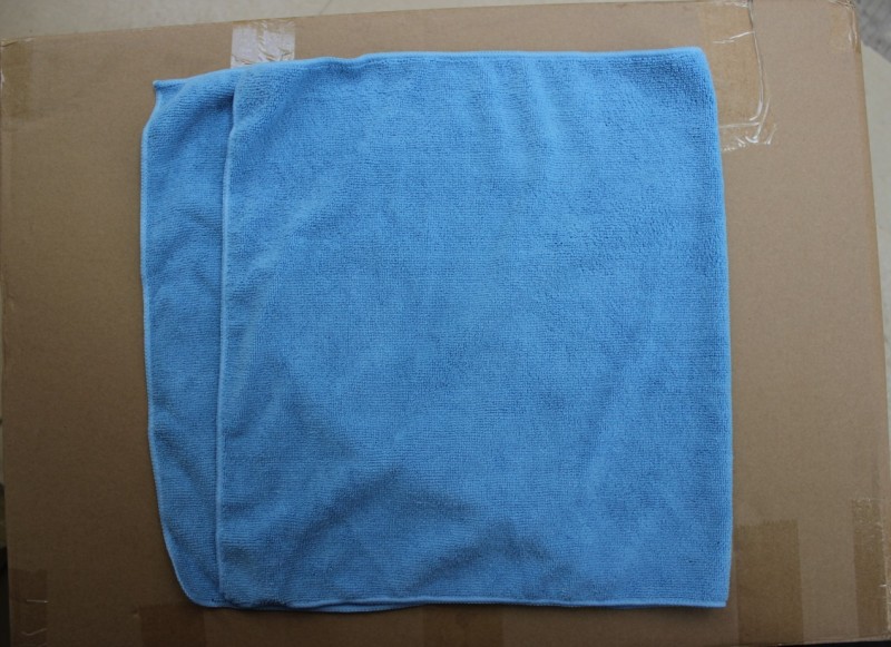 【特價處理】超細纖維毛巾 擦車方巾 經編無彈性淺藍色40*40工廠,批發,進口,代購