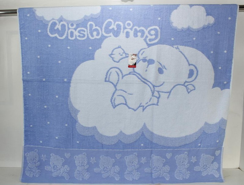 藍天白雲寶寶熊精品兒童毛巾被兒童浴巾嬰幼兒用品專用批發・進口・工廠・代買・代購