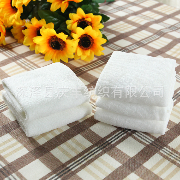 超細纖維 毛巾  加厚 方巾 白色 LOGO 酒店專用  25*25 200G工廠,批發,進口,代購
