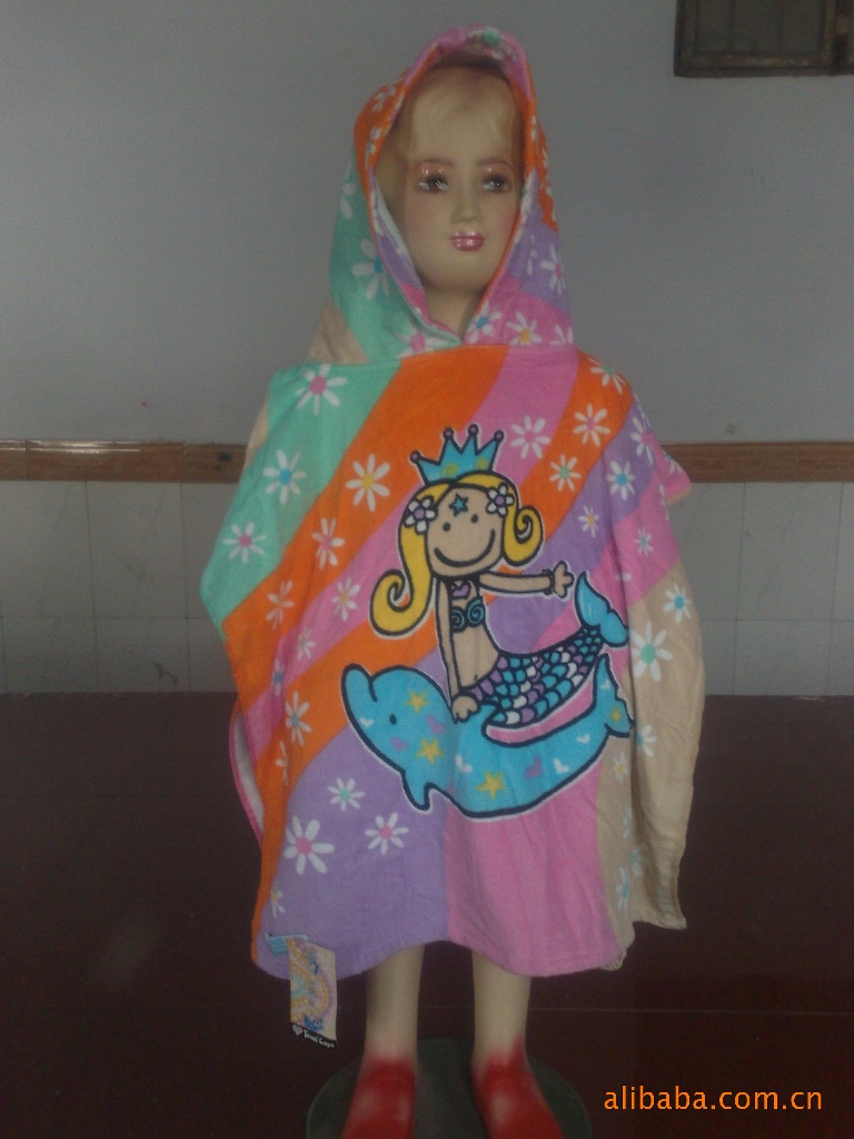 供應兒童鬥篷巾(圖)適合兒童。柔軟舒適，價格合理工廠,批發,進口,代購