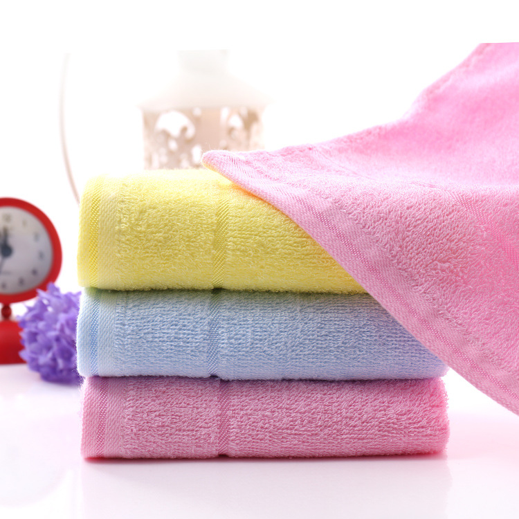 天然抗菌環保染色純色竹纖維童巾 柔軟舒適 兒童專用。工廠,批發,進口,代購