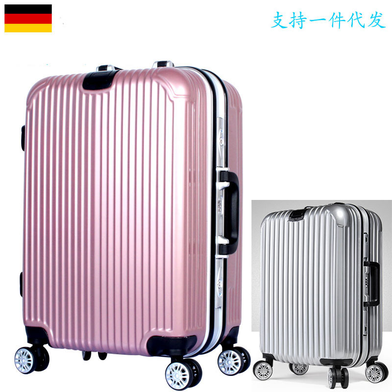 100%好評20/24寸鋁框拉桿箱萬向輪行李箱子韓版旅行箱包一件代發工廠,批發,進口,代購