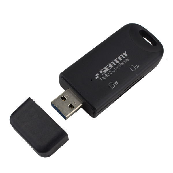 碩力泰seatay TU3504 迷你USB3.0二合一tf卡SD卡讀卡器多功能批發批發・進口・工廠・代買・代購