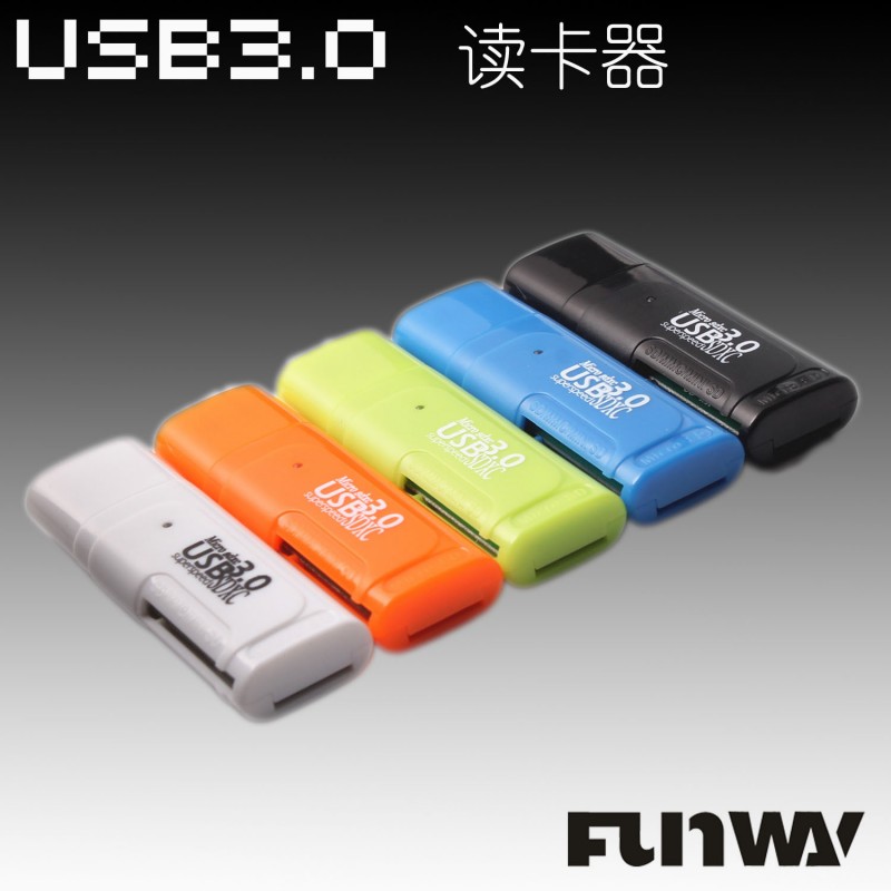USB3.0讀卡器 SD讀卡器 TF讀卡器外貿貨源批發支持usb3.0 sd tf工廠,批發,進口,代購