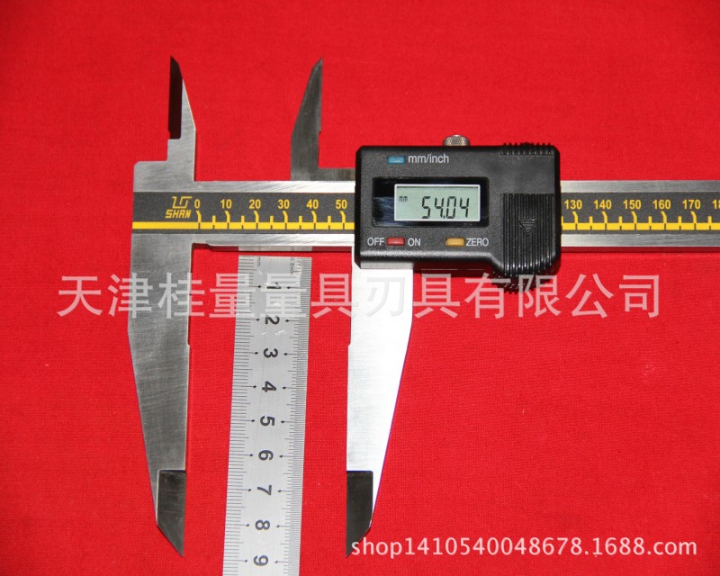 天津桂量加長雙刀爪電子數顯卡尺0-300×90mm，數顯遊標卡尺工廠,批發,進口,代購