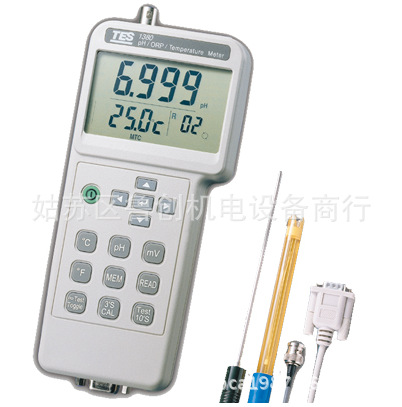 泰仕TES1380K 臺灣泰仕 酸堿度、氧化還原、溫度測試計 TES-1380K工廠,批發,進口,代購