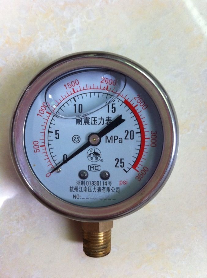 耐震壓力表YN60-25MPA 氣壓 水壓 油壓  西湖牌工廠,批發,進口,代購