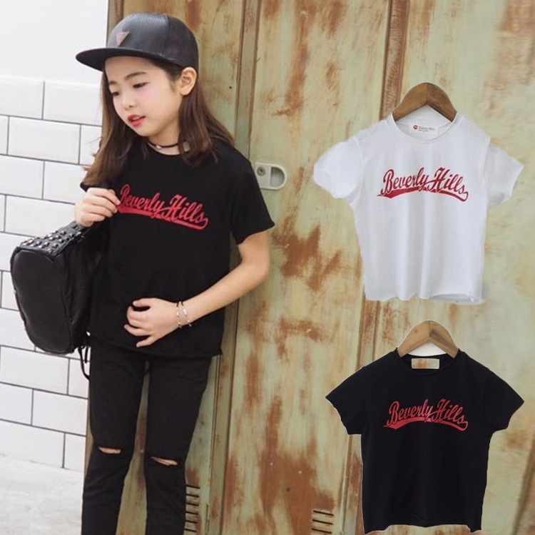 親子T恤批發2016夏季韓版女童印花T恤親子裝純棉T恤一件代發工廠,批發,進口,代購