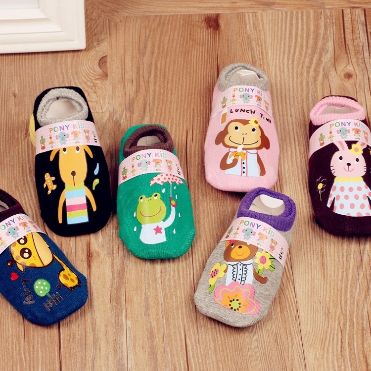 【印花船襪】韓國新款全棉卡通男女兒童襪嬰幼兒寶寶防滑地板襪子工廠,批發,進口,代購
