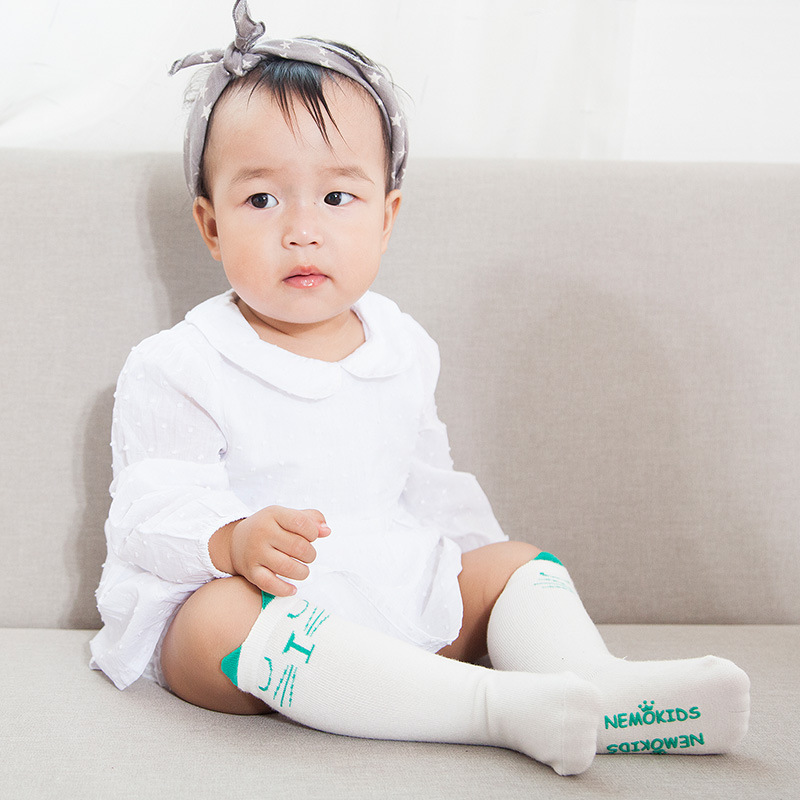 春夏寶寶襪子 貓咪中筒襪 嬰兒松口防滑全棉兒童襪 韓國童襪工廠,批發,進口,代購